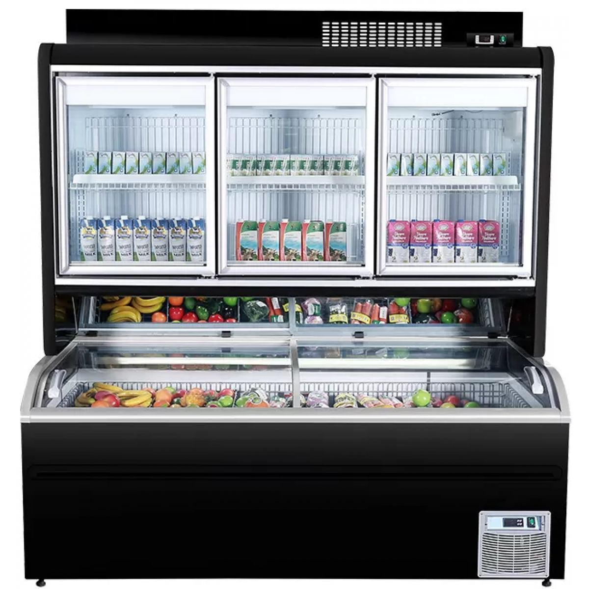 Verygood UP-2100 1660公升 超市子母冷凍冷藏展示櫃